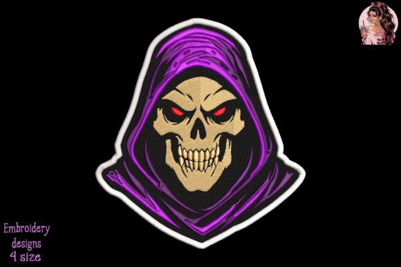 Grim Reaper Skull Embroidery Review