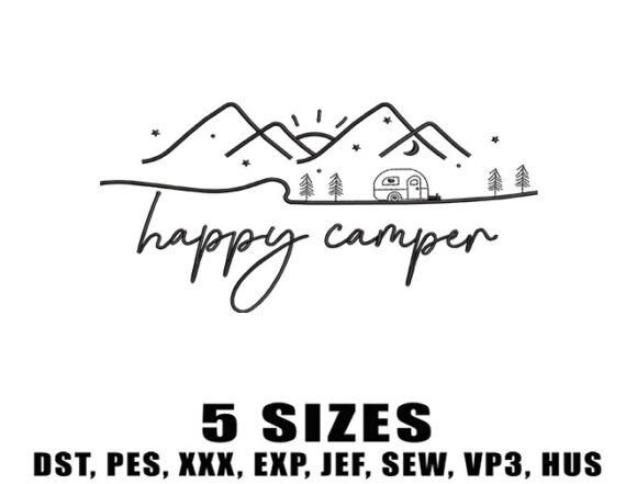 Happy Camper Embroidery Design Review