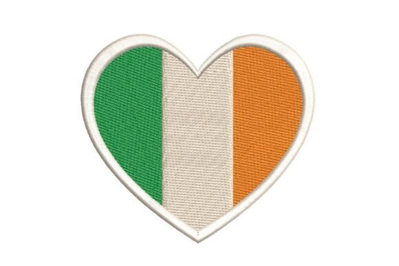 Irish Flag Heart Embroidery Design Review