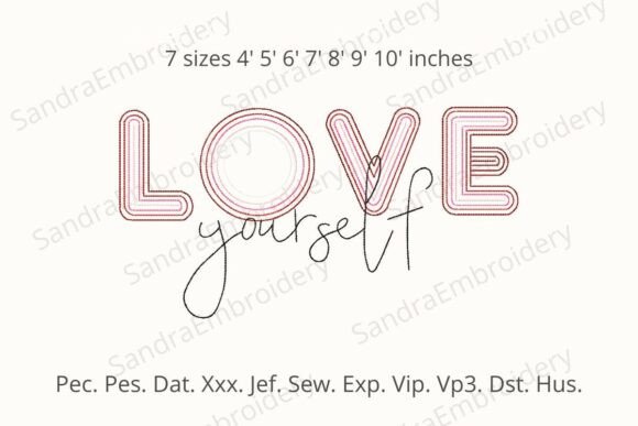 Love Yourself Embroidery Design Review