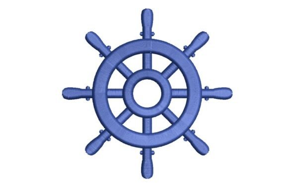 Nautical Ship s Wheel Embroidery Design Review