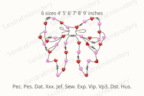 Valentine Love Bow Embroidery Review