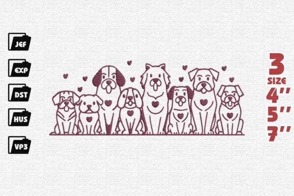 Valentine's Day Dog Embroidery Review